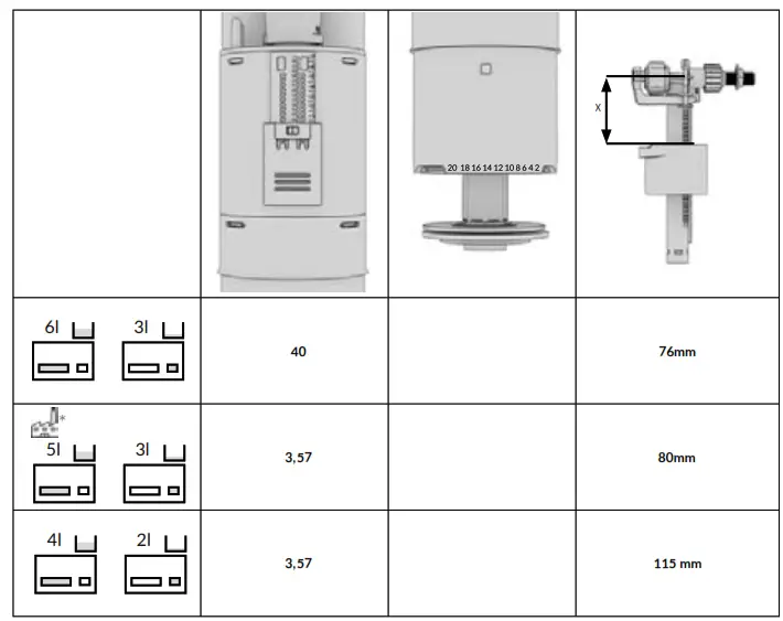 cersanit Aqua Prime P50 Toilet Bowl - fig24