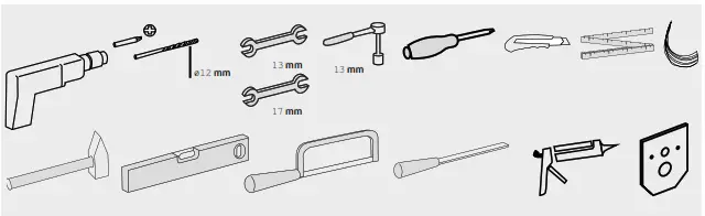 cersanit Aqua Prime P50 Toilet Bowl - seting