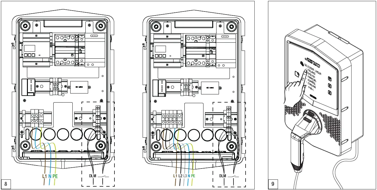 GEWISS-GWJ3001A I-Con-Premium-Joinon-Range-Electric-Vehicle-Charging-Wallbox-fig-7