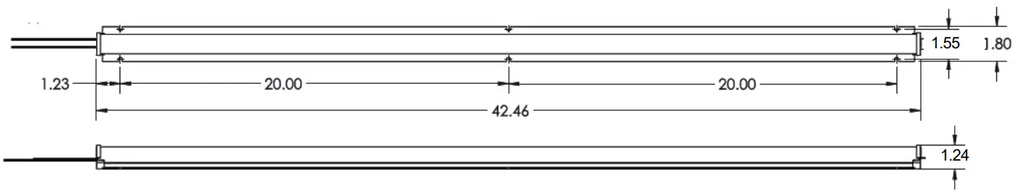 universal douglas LRL14-30L840-750C 4’ LED Lensed Module - Figure 3