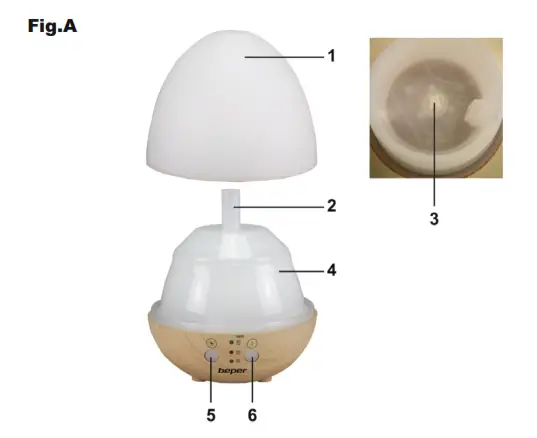 beper P205DIF001 Aroma Diffuser