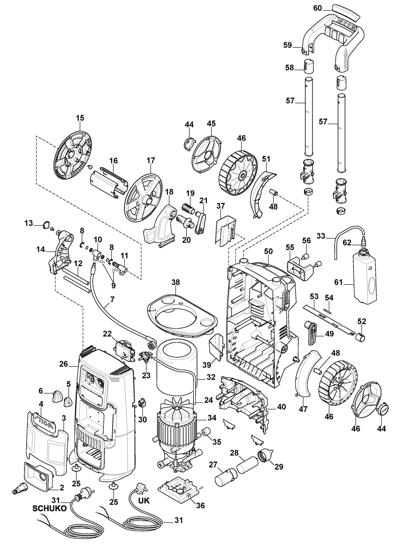 High Pressure Cleaner Figure 1