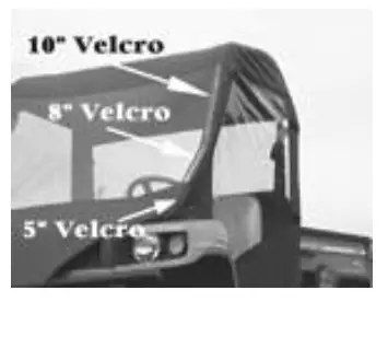 FALCON RIDGE JD-XUV-MC01 John Deere Gator XUV 855d Soft Cab FIG (3)