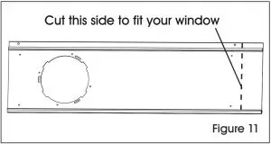 INSTALLATION IN A DOUBLE HUNG SASH WINDOW