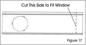 INSTALLATION IN A SLIDING SASH WINDOW
