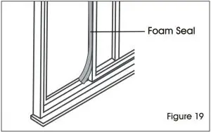 INSTALLATION IN A SLIDING SASH WINDOW