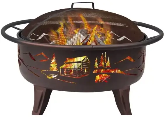 VonHaus-2500296-Copper-and-Concrete-Effect-Round-MgO-Fire-Pit-product-img