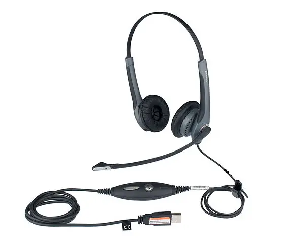 Jabra GN2000 USB Duo MS Lync Optimized Corded Headset
