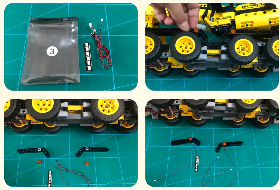 GAME OF BRICKS 42108 Light Kit for Mobile Crane - Step14