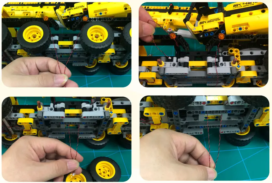 GAME OF BRICKS 42108 Light Kit for Mobile Crane - Step15
