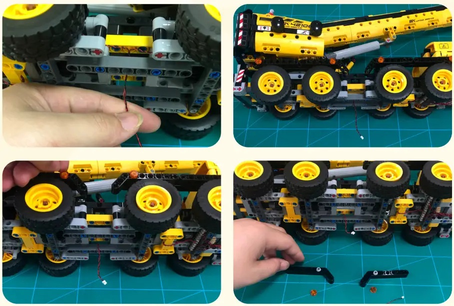 GAME OF BRICKS 42108 Light Kit for Mobile Crane - Step16