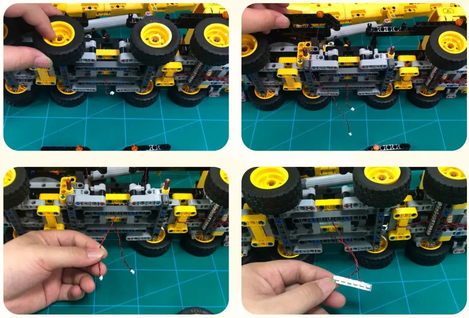 GAME OF BRICKS 42108 Light Kit for Mobile Crane - Step17