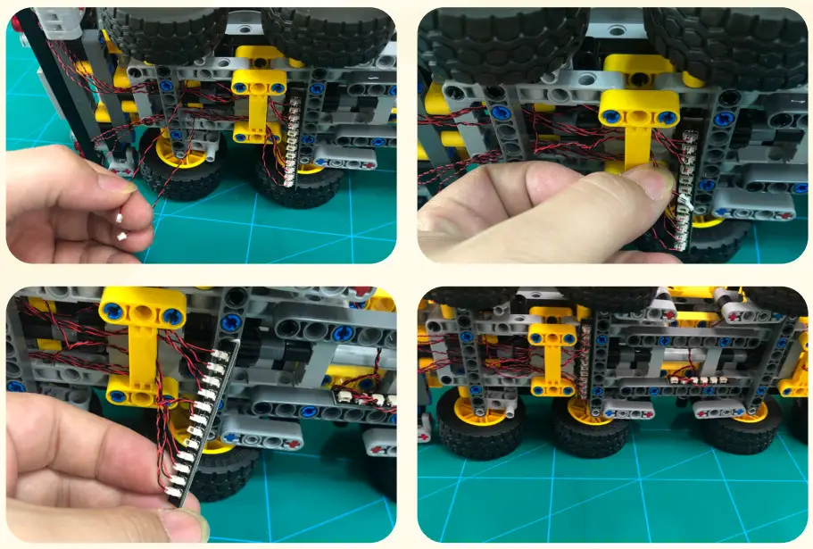 GAME OF BRICKS 42108 Light Kit for Mobile Crane - Step22