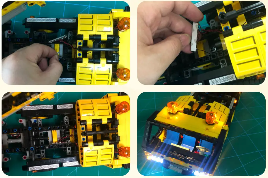 GAME OF BRICKS 42108 Light Kit for Mobile Crane - Step25