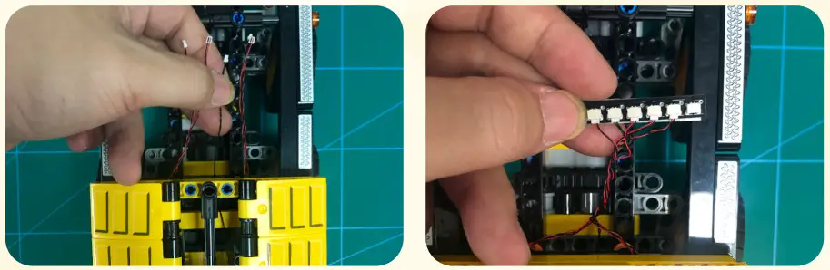 GAME OF BRICKS 42108 Light Kit for Mobile Crane - Step4