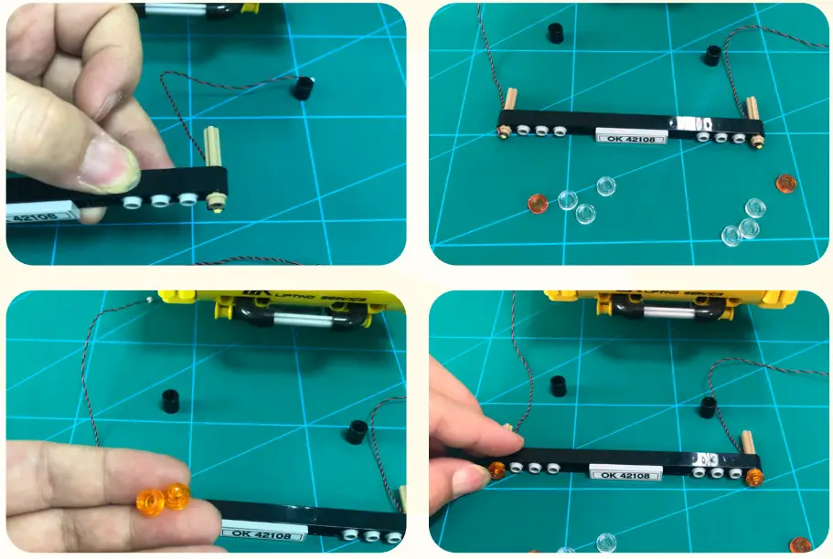 GAME OF BRICKS 42108 Light Kit for Mobile Crane - Step7