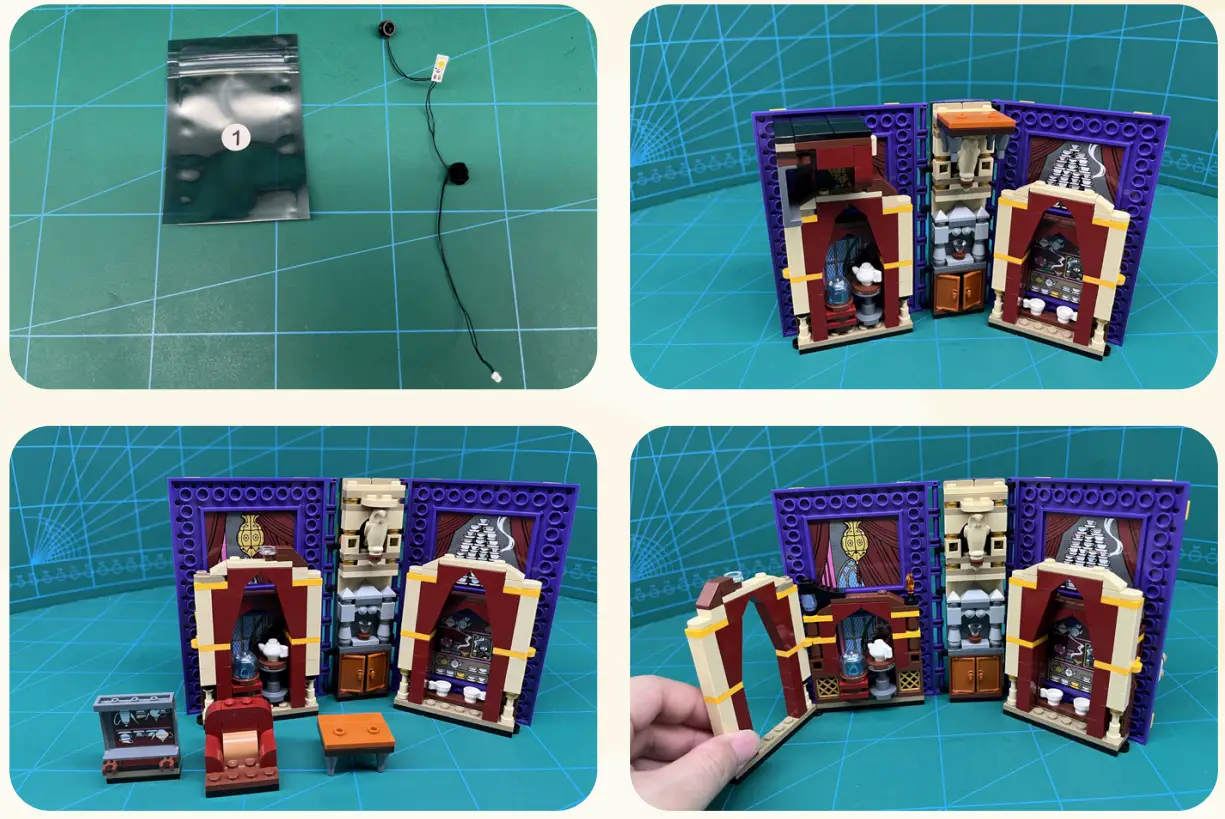 GAME OF BRICKS Light Kit for Hogwarts Moment Divination Class 76396 fig 1