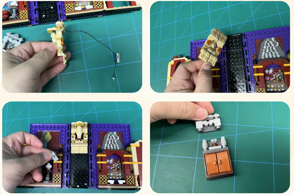 GAME OF BRICKS Light Kit for Hogwarts Moment Divination Class 76396 fig 11