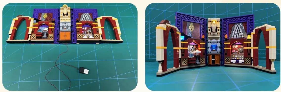 GAME OF BRICKS Light Kit for Hogwarts Moment Divination Class 76396 fig 15