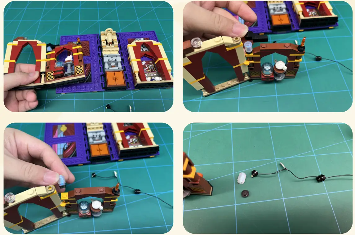 GAME OF BRICKS Light Kit for Hogwarts Moment Divination Class 76396 fig 2