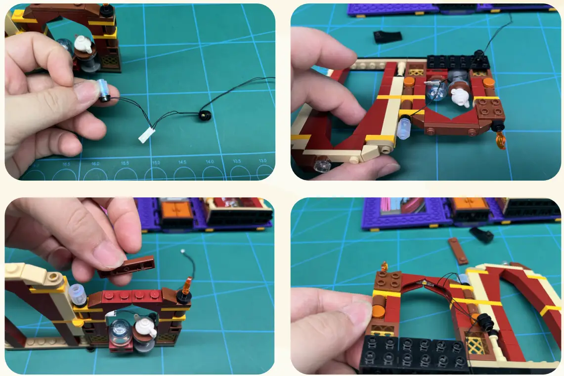 GAME OF BRICKS Light Kit for Hogwarts Moment Divination Class 76396 fig 3