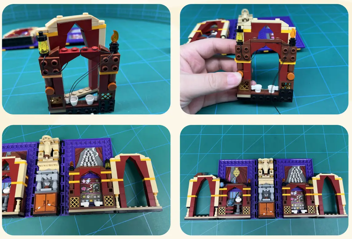 GAME OF BRICKS Light Kit for Hogwarts Moment Divination Class 76396 fig 8