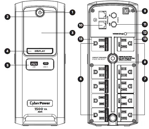 CyberPower-LX1500GU3-Battery-Backup-FIG-1