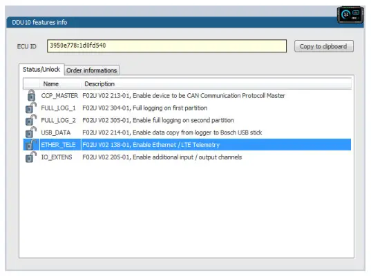 BOSCH Engine Control Unit MS 6 EVO - Figure 17