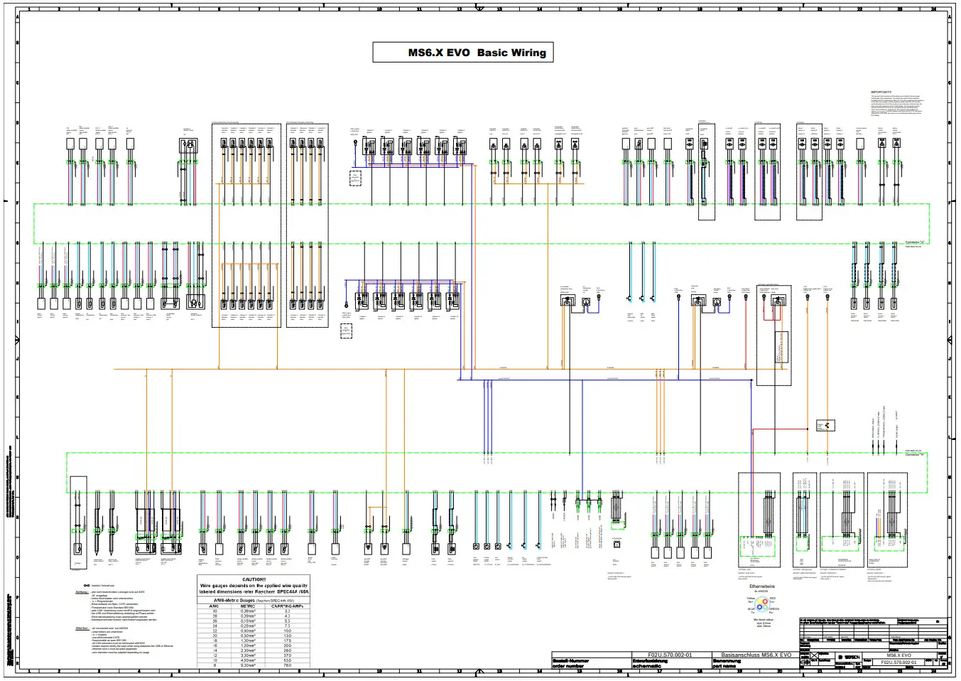 BOSCH Engine Control Unit MS 6 EVO - diagram