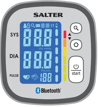 SALTER BPA- 9301 Health Bluetooth Automatic Arm Blood Pressure Monitor-FIG1