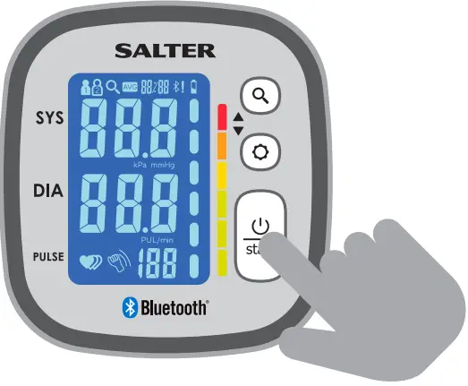 SALTER BPA- 9301 Health Bluetooth Automatic Arm Blood Pressure Monitor-FIG12