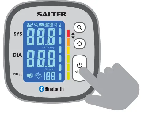SALTER BPA- 9301 Health Bluetooth Automatic Arm Blood Pressure Monitor-FIG4