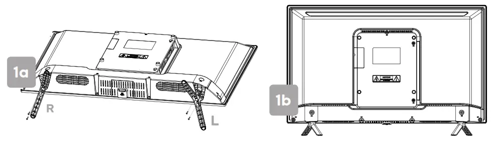 kogan KALED32RH9220STB RH922 Android 32 Smart LED TV - ASSEMBLY AND INSTALLATION 1