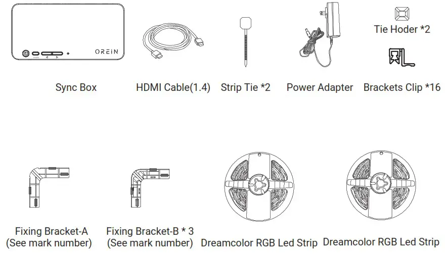 AIDOT OS0600112261 Elves HDMI Sync Box with Lighting Kits - Package Item
