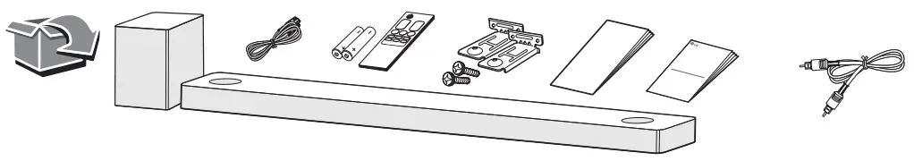 LG SN10Y Wi-Fi Sound Bar -Front Panel