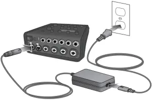 Figure 11. Connecting T4S to power supply