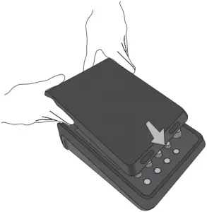 Figure 5. Removing and attaching the cover 2