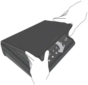 Figure 5. Removing and attaching the cover 4