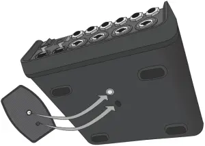 Figure 6. Securing bracket to T4S