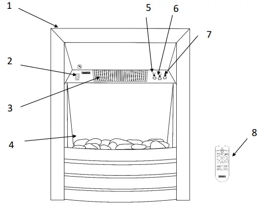 ZANUSSI-ZEFIST1003B-2KW-Electric-Inset-Fire-fig-1