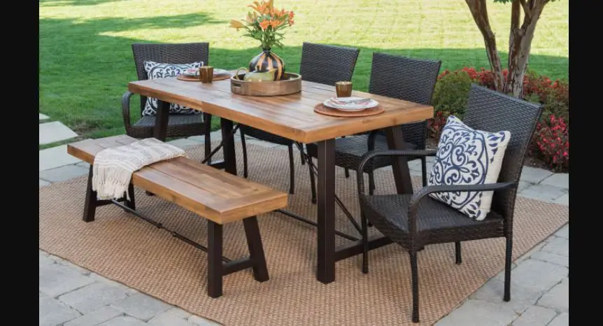 6pc Teak Dining Set It-610610t Instruction Manual
