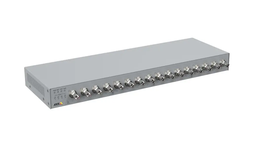 Axis P7316 Video Encoder Installation Guide Axis P7316 Video Encoder Installation Guide