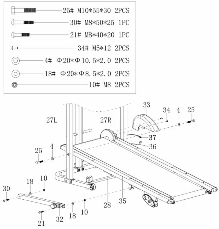 PowerMax-MFT-410-4-Inch-1-Multifunction-Treadmill-FIG-3