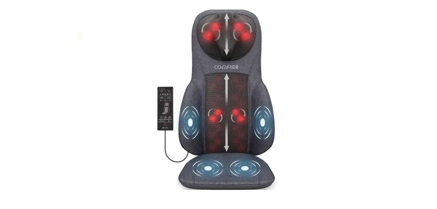 Comfier Cf-2113-app Shiatsu Neck & Back Massager With Heat User Manual