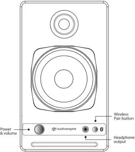 HD3 powered (Left) speaker