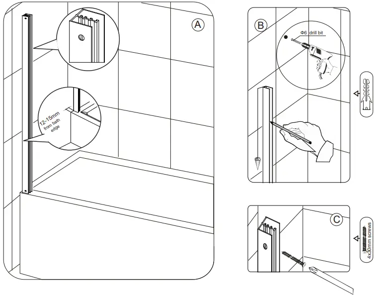 AQUADART-Venturi-6-AQ9359S-Swiftseal-Single-Bath-Screen-FIG-4