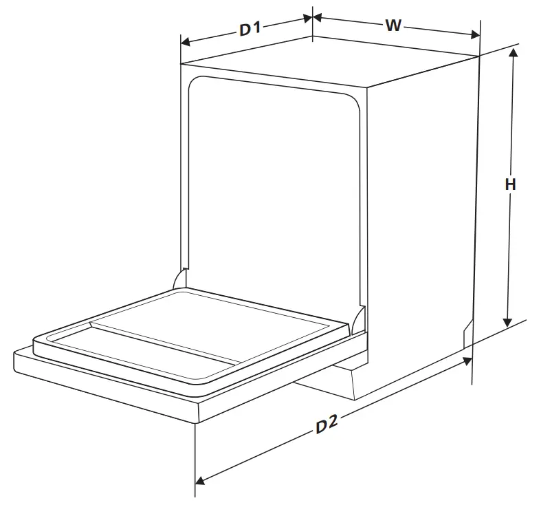 Respekta GSP60IBAV Fully integrated Dishwasher - Dish2