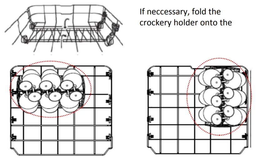 Respekta GSP60IBAV Fully integrated Dishwasher - Glass holder