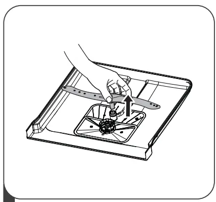 Respekta GSP60IBAV Fully integrated Dishwasher - Spray arms1