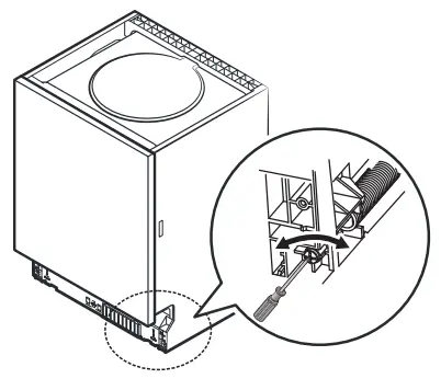 Respekta GSP60IBAV Fully integrated Dishwasher - spring